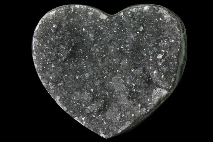 Quartz Crystal Heart - Uruguay #123681